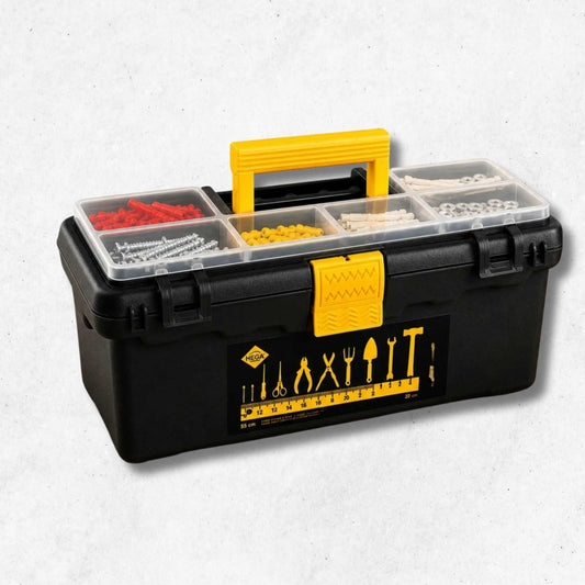 la boite a outils noir jaune