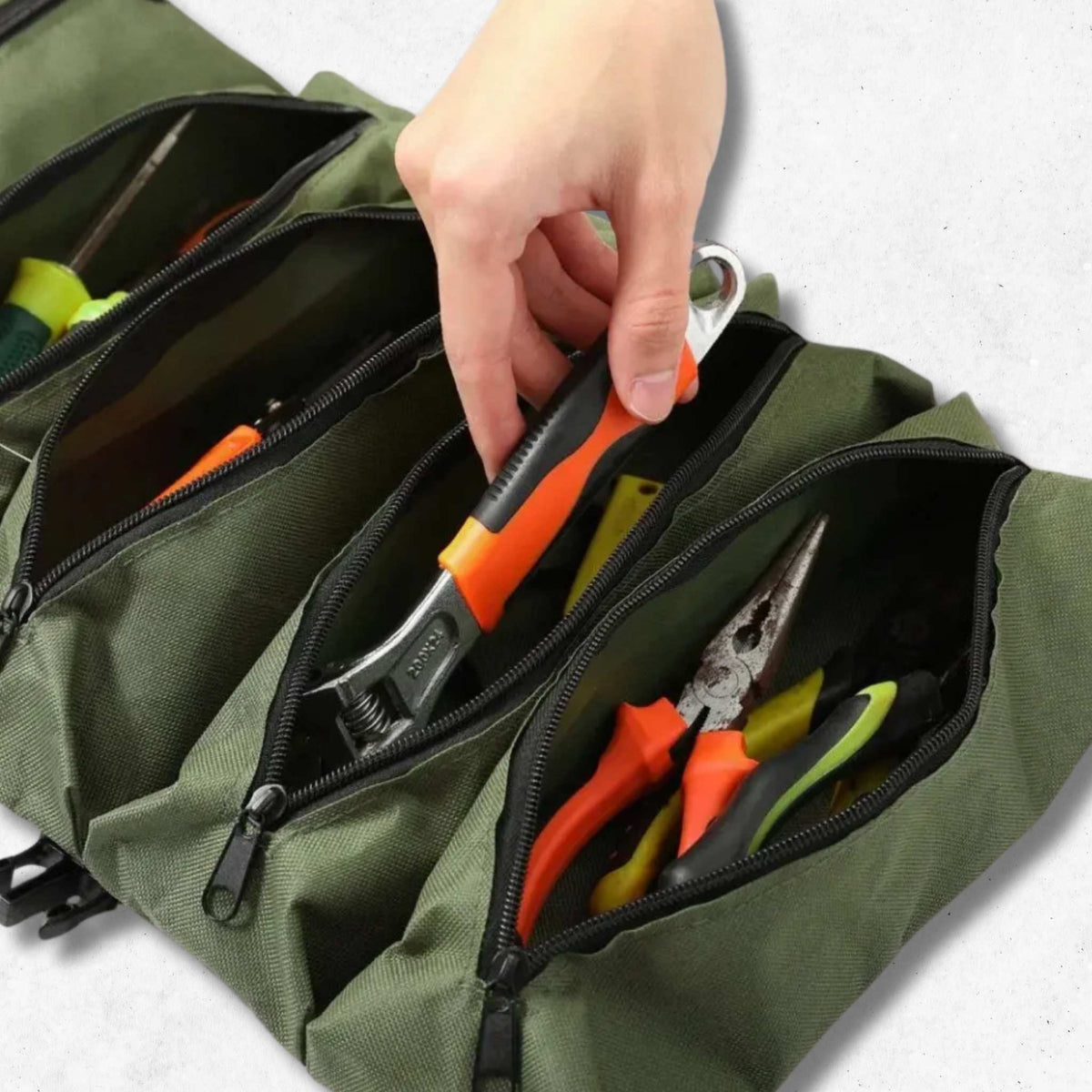 sac a outils enroulable