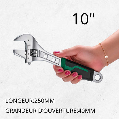 clé à molette 10 pouces ergonomique